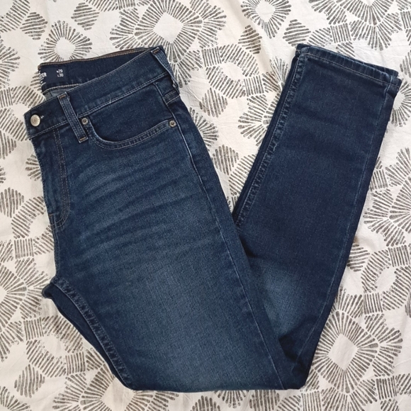 Hollister skinny epic flex mid rise medium rinse light whiskering sz29/30 - Picture 13 of 13